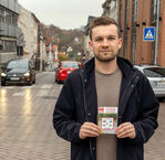 Oskar Blank auf dem Marktplatz - Foto: Klaus Priebe